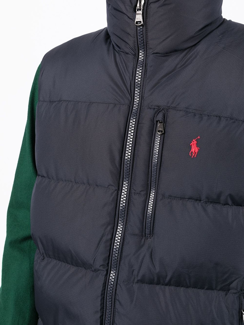 Pony logo padded gilet 5