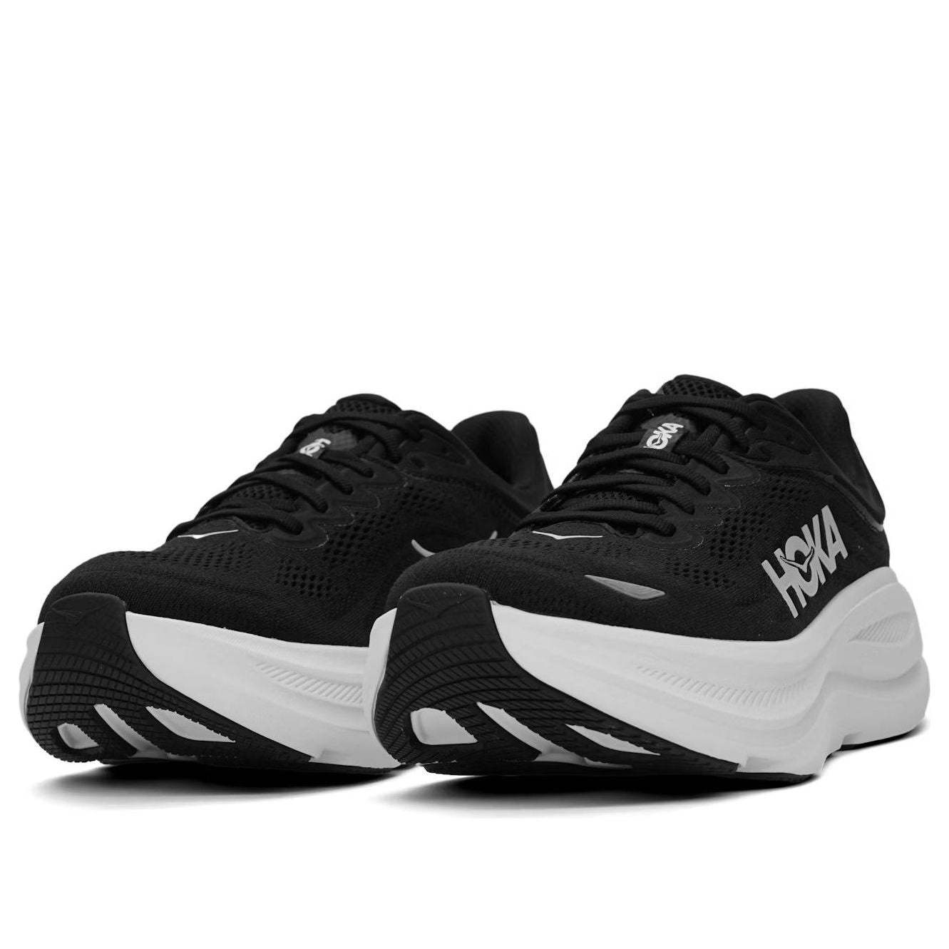 (WMNS) HOKA ONE ONE Bondi 9 'Black White' 1162012-BWHT - 3