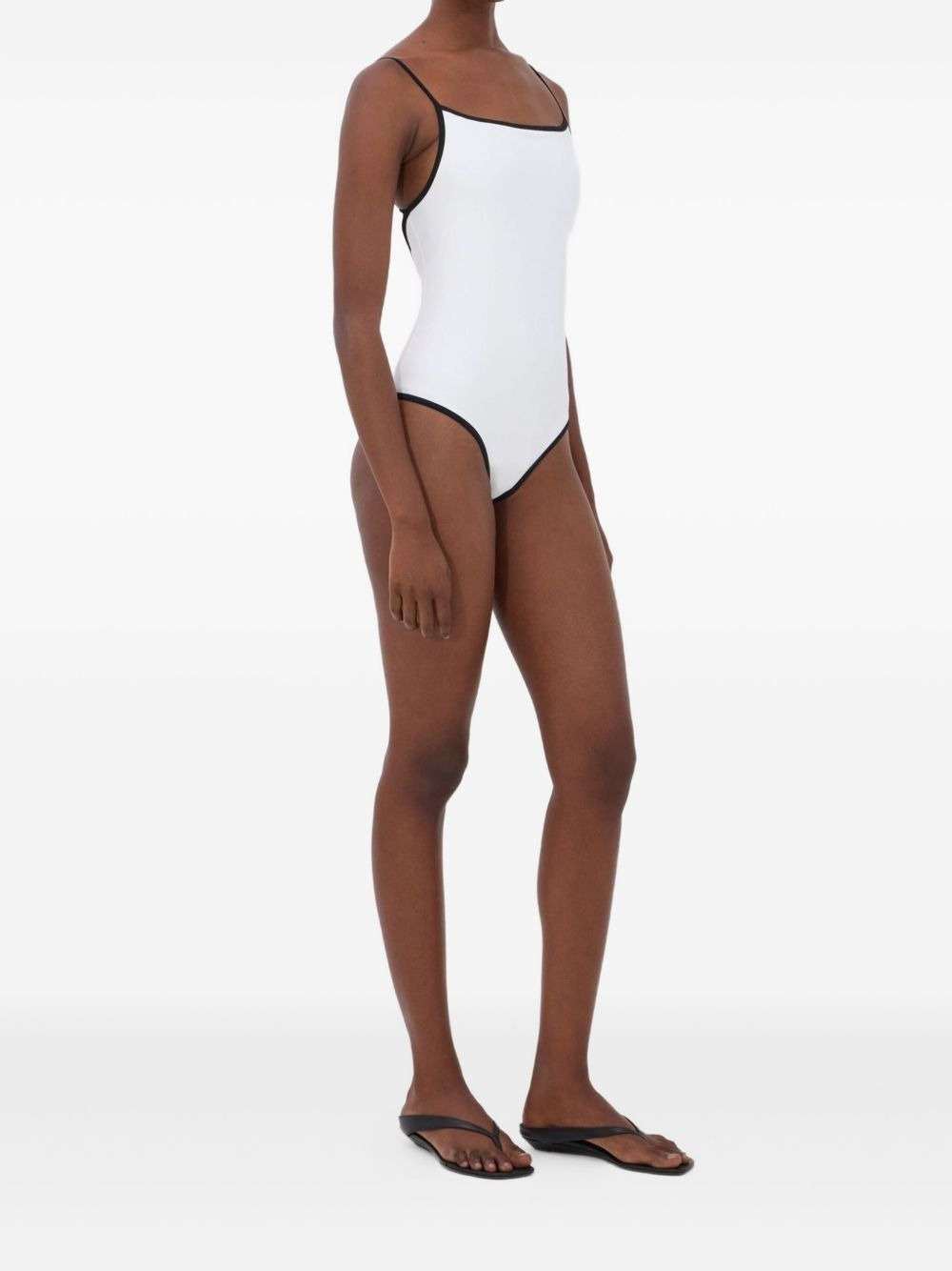 Itak square-neck criss-cross swimsuit - 3