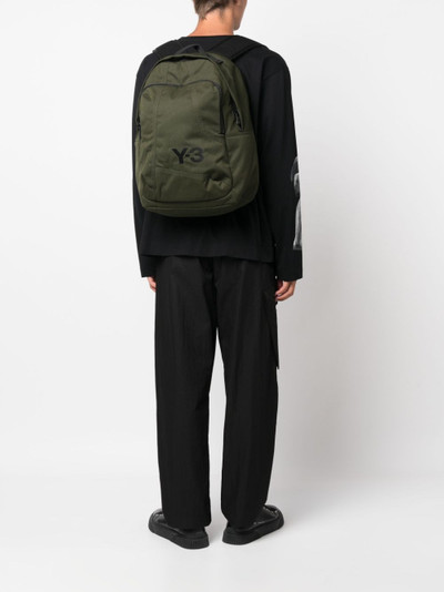 Y-3 logo-print backpack outlook