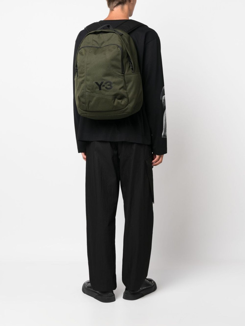 Y-3 logo-print backpack outlook