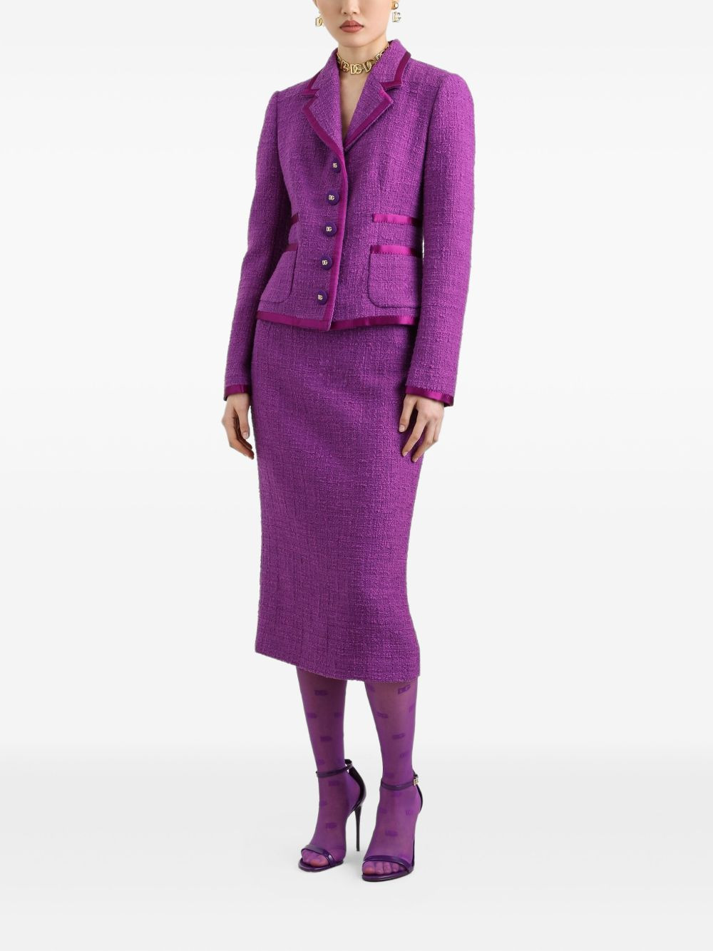 tweed blazer - 2