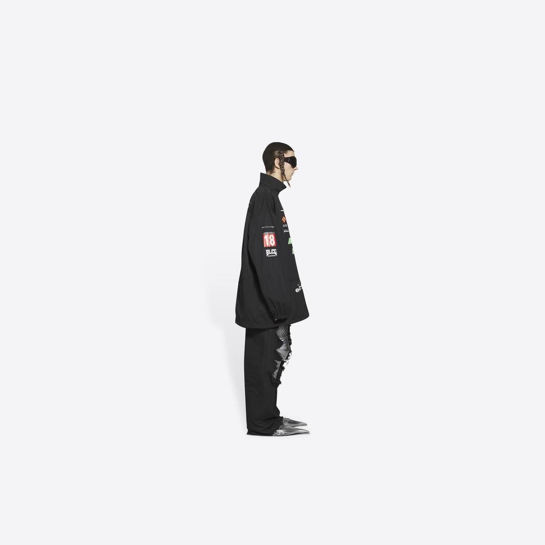 Men's Gamer Tracksuit in Black - 4