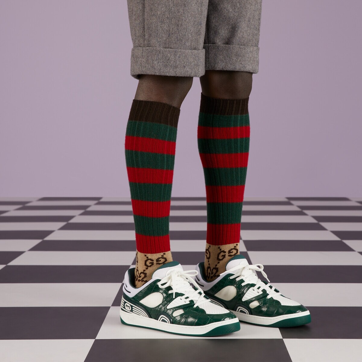 GG striped wool socks - 3