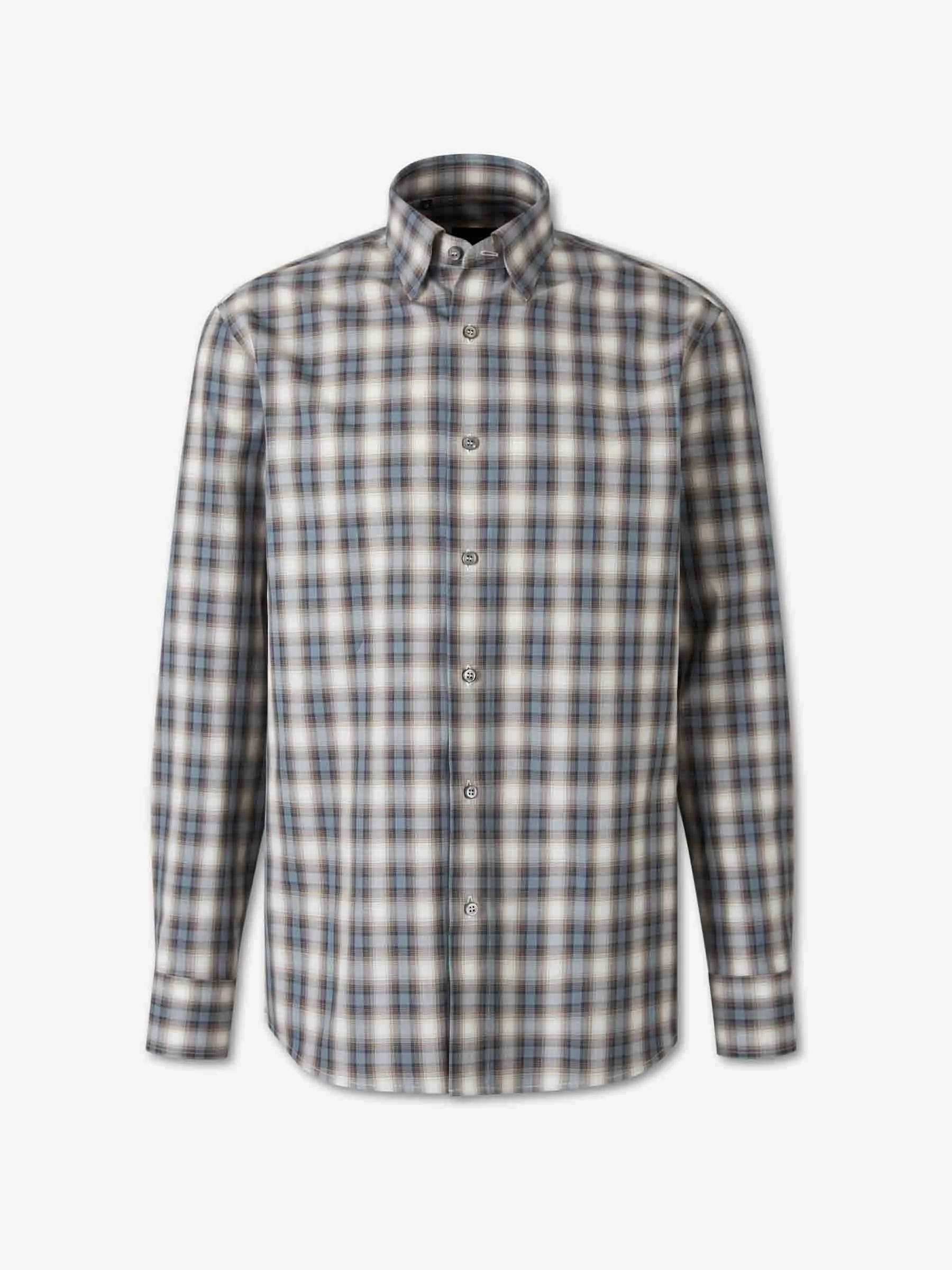 COTTON PLAID SHIRT - 1