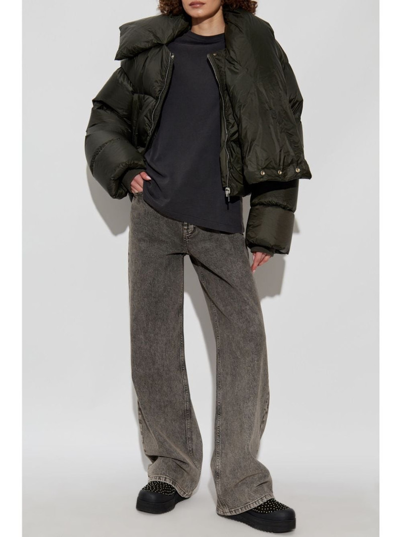 Rick Owens funnel-neck puffer jacket outlook