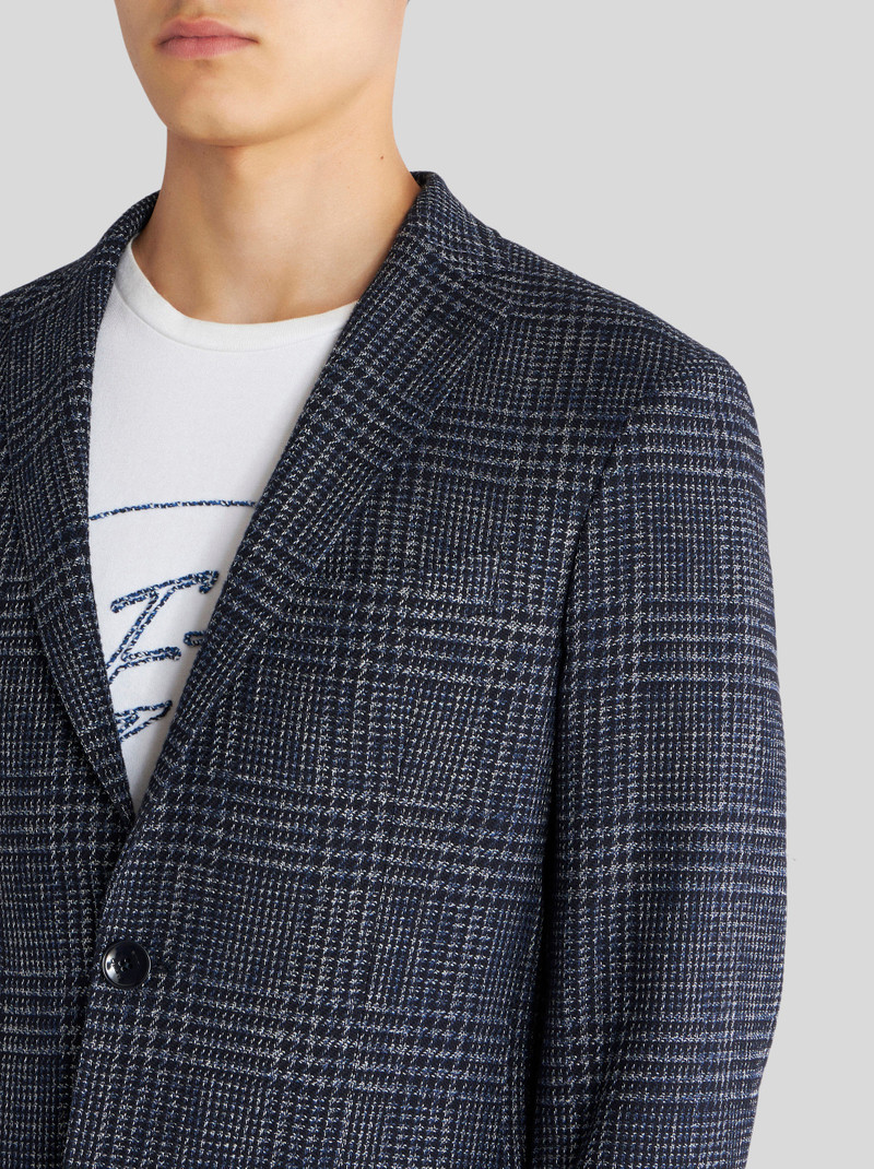 Etro TAILORED CHECK JACKET outlook