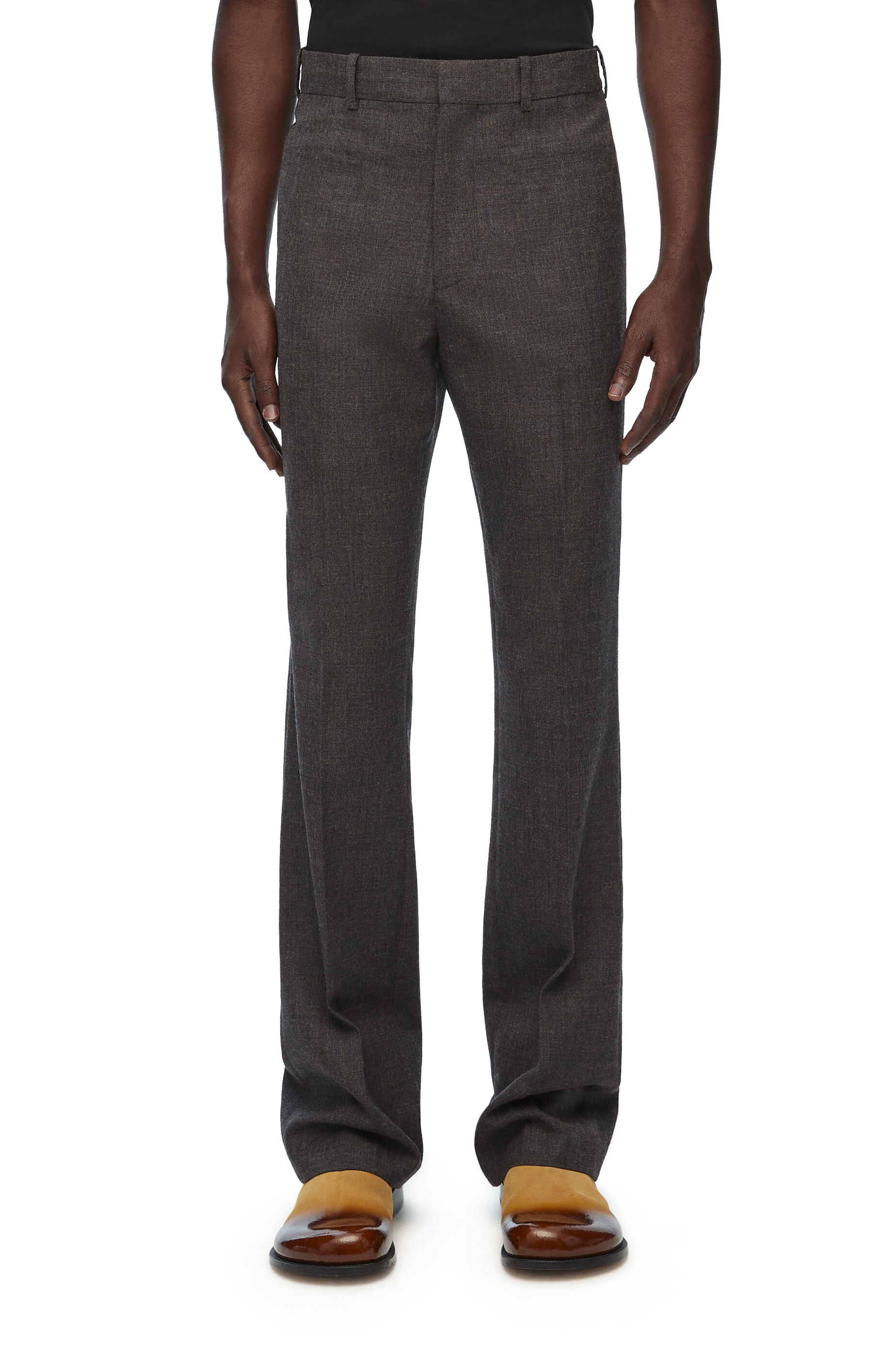 Bootleg trousers in wool - 3