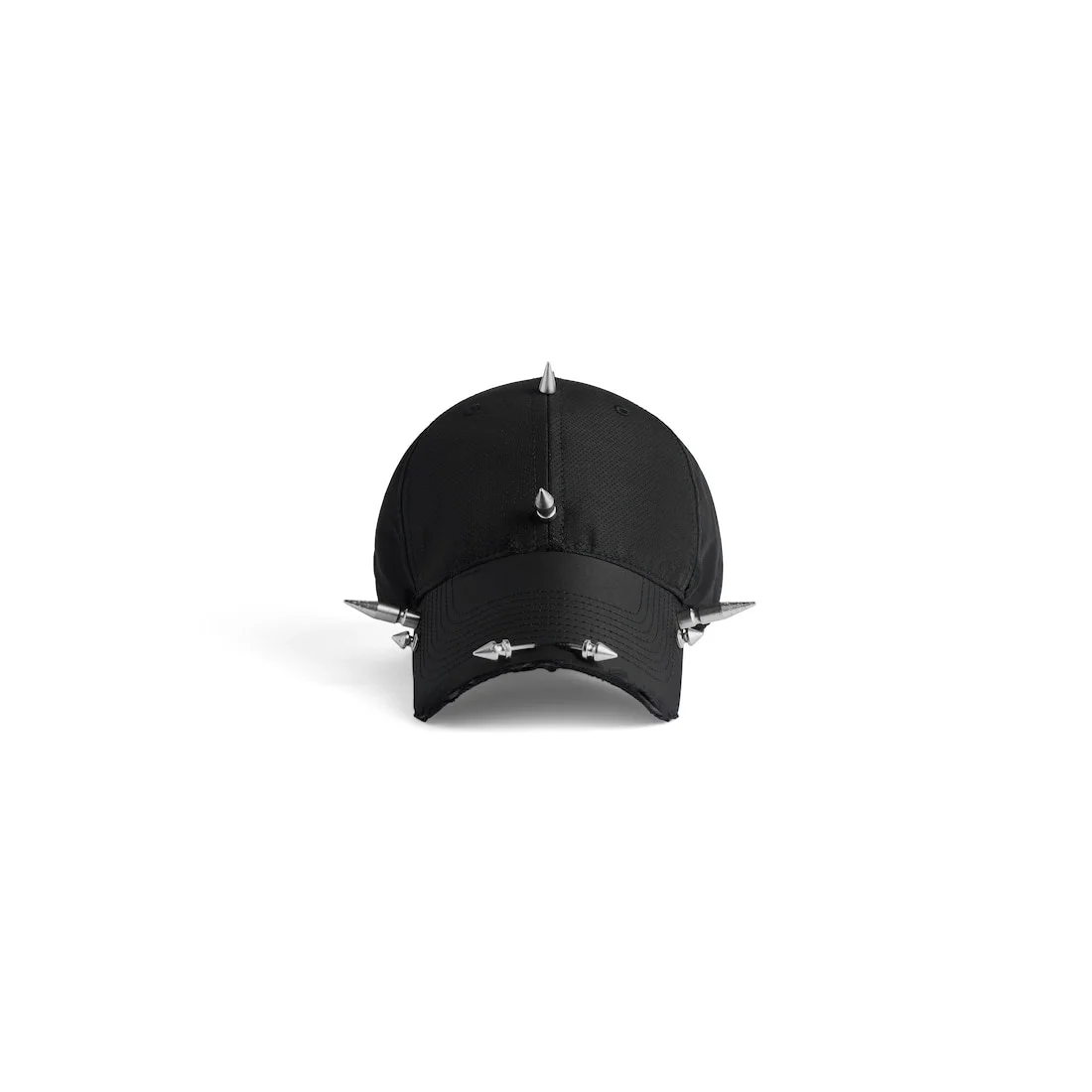 BALENCIAGA Perforated Spike Cap in Black - 8305654F1B61000 | REVERSIBLE BALENCIAGA Perforated Spike Cap in Black - 8305654F1B61000 | REVERSIBLE