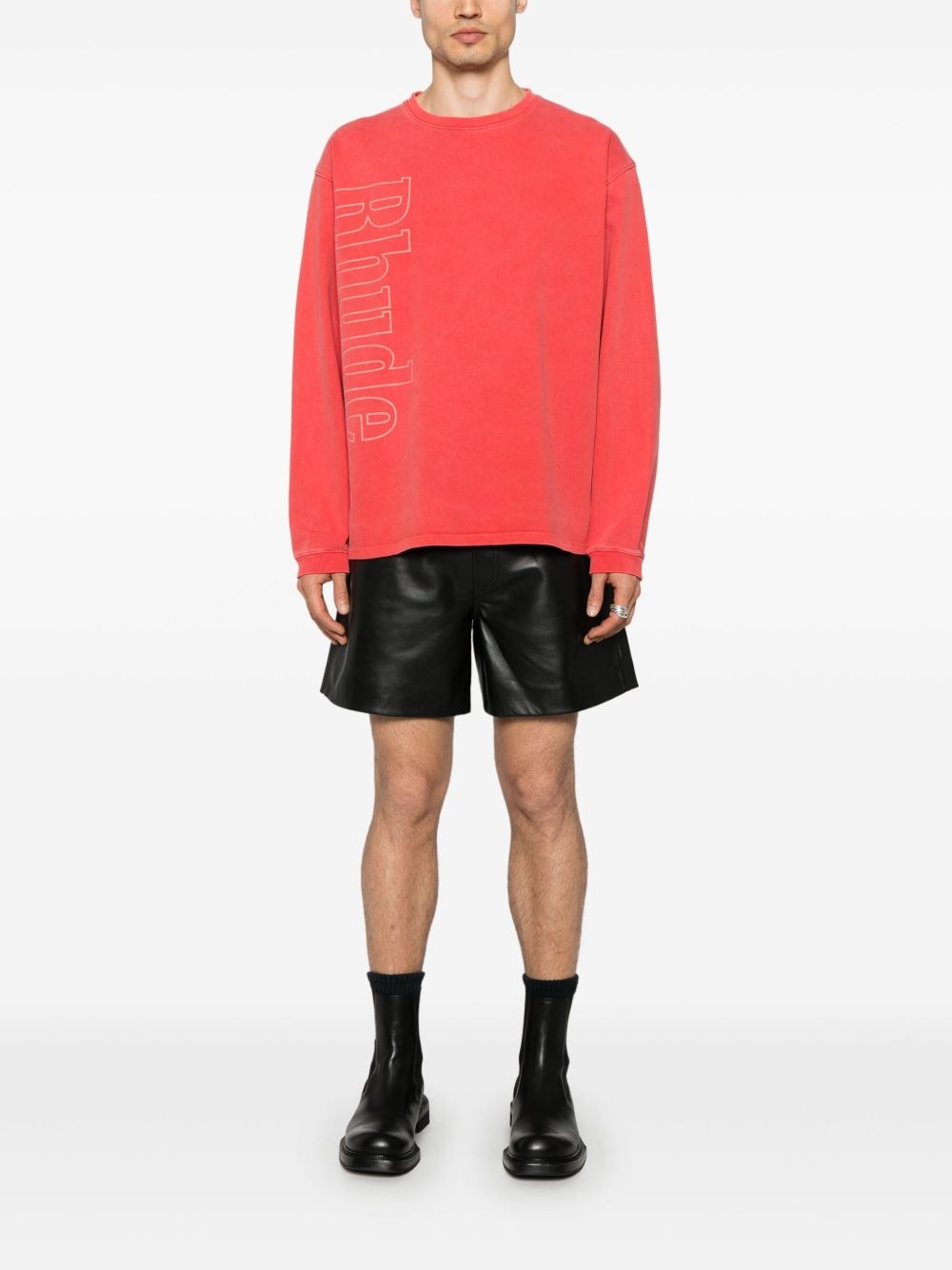 logo longsleev sweatshirt - 2