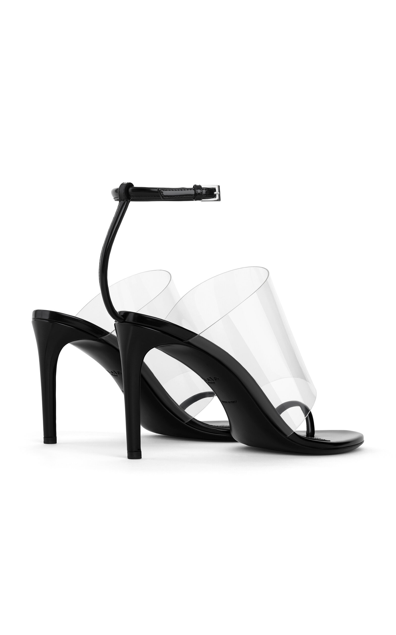 Asymmetric PU-Leather Sandals black - 3