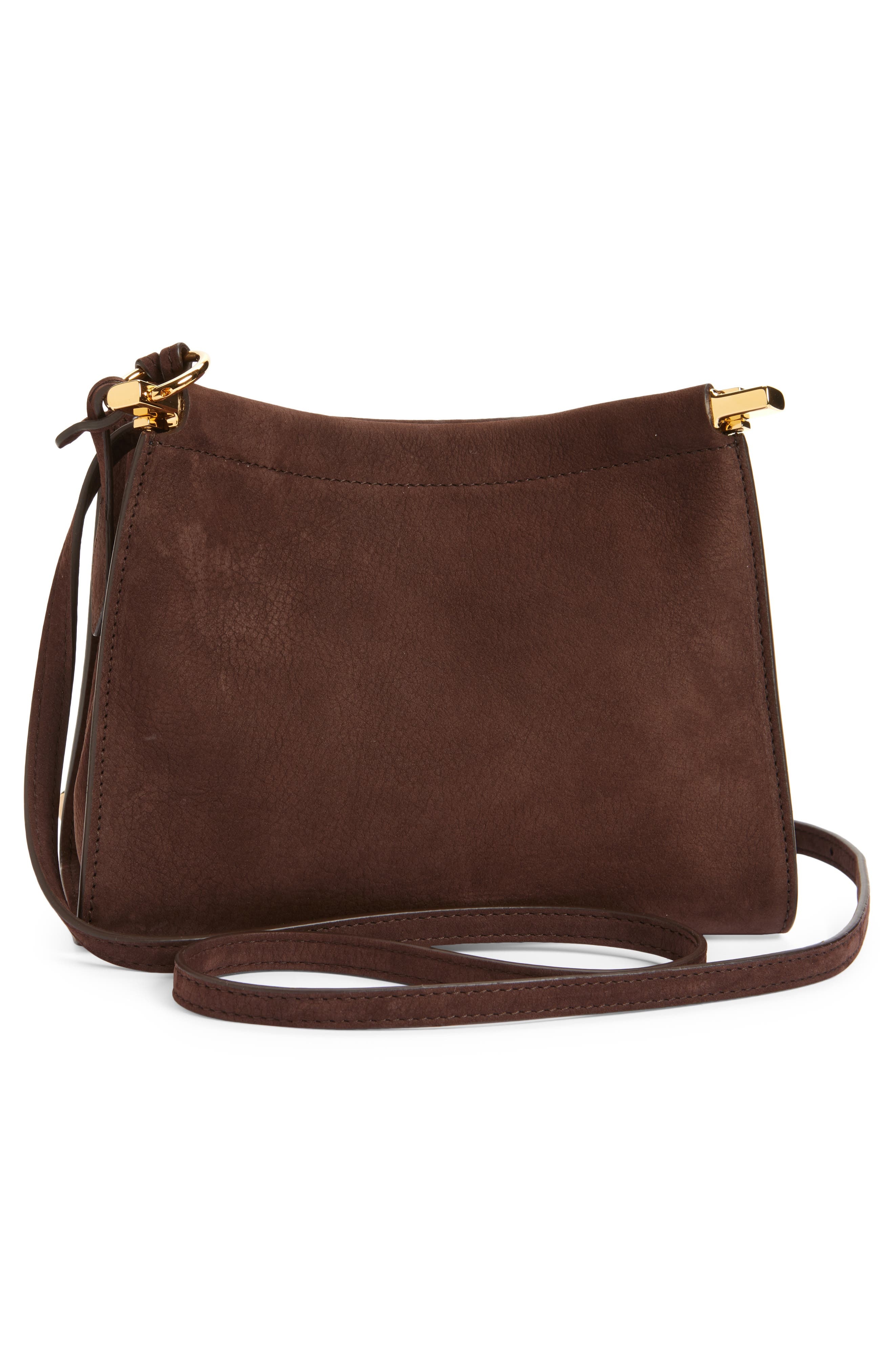 Alaïa Small Le Click Suede Shoulder Bag in Brun Fonce at Nordstrom - 2