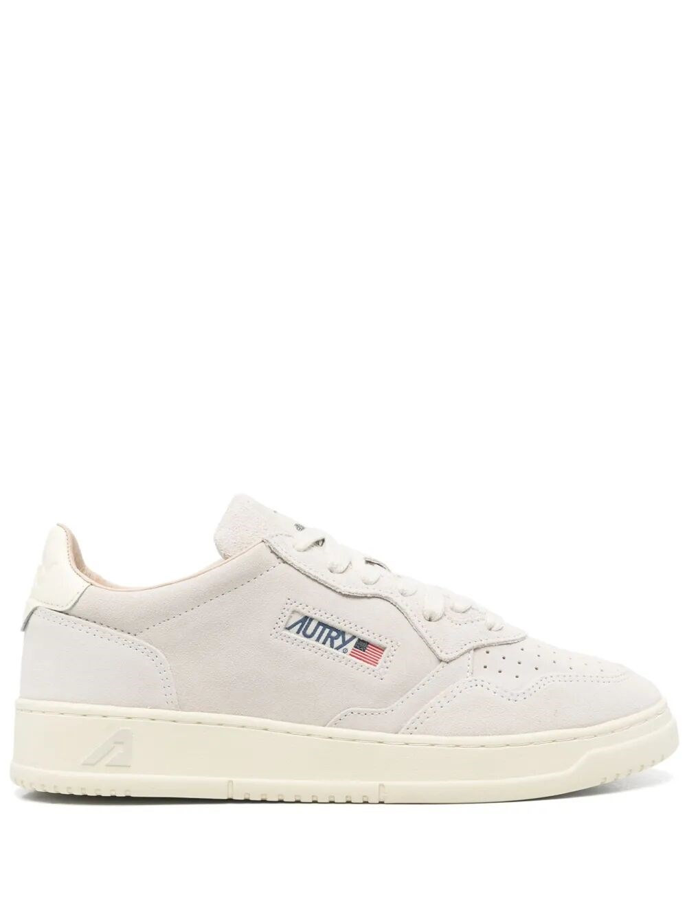 Introducing the "MEDALIST LOW" SUEDE SNEAKERS by AUTRY, a luxurious addition to the Trainers categor - 1