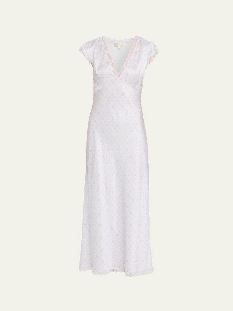 Theodore Silk-Blend Floral Maxi Dress 1