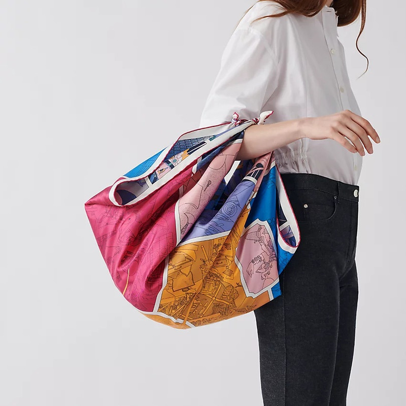 Hermès Hermès Factory double face scarf 90 outlook