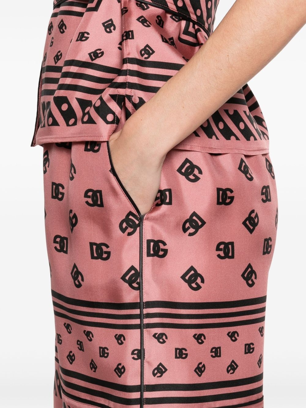 logo-print shorts - 5
