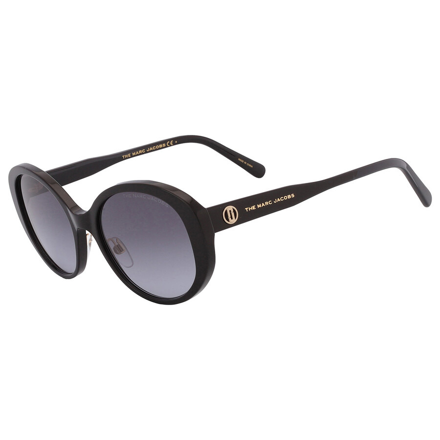Marc Jacobs Dark Grey Shaded Oval Ladies Sunglasses MARC 627/G/S 0807/9O 54 - 3