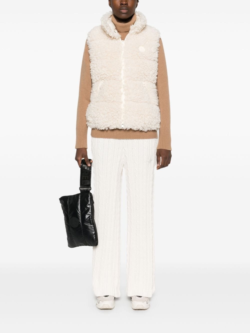 cable-knit track pants - 2