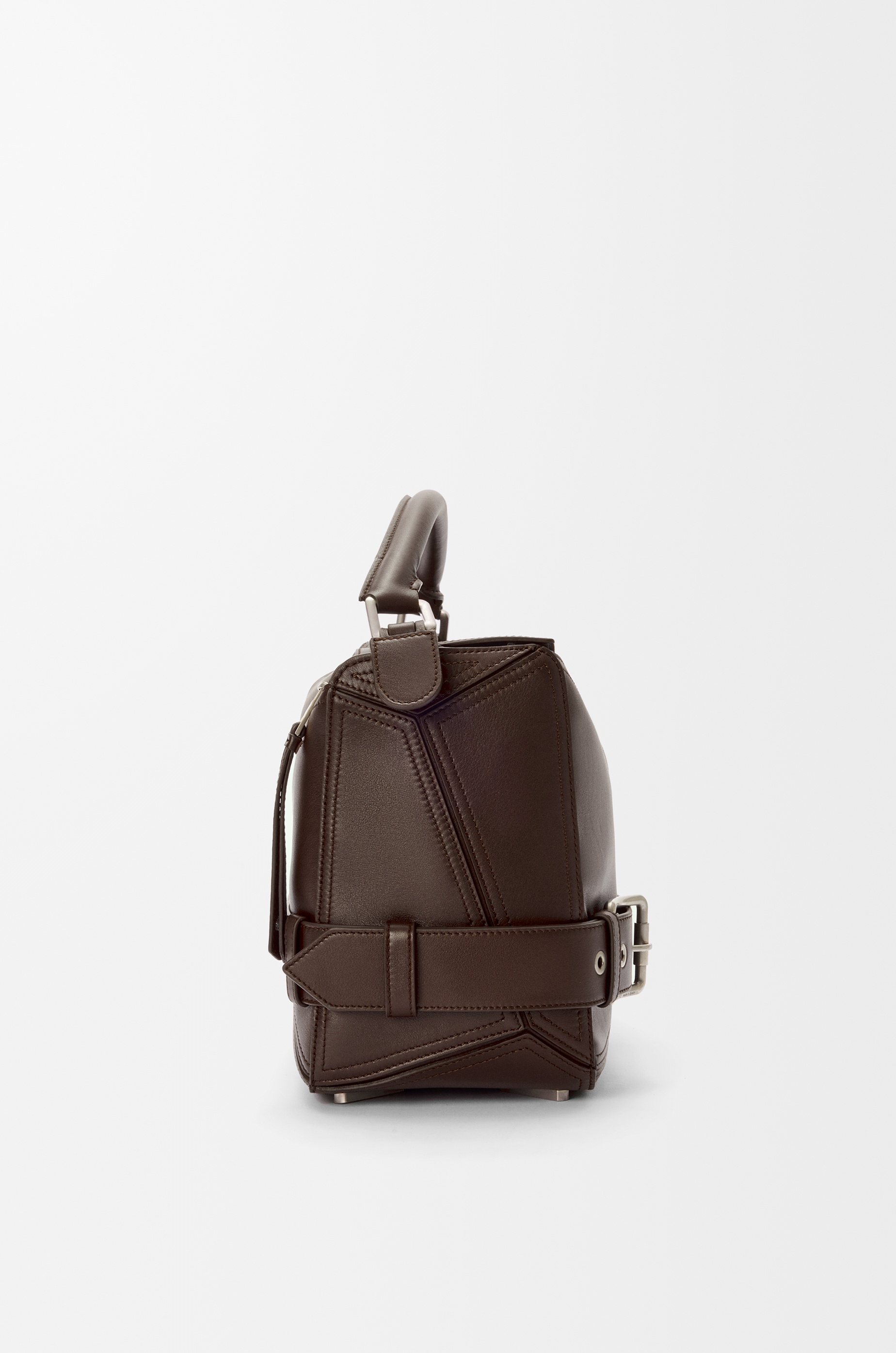 Large Puzzle Biker bag in shiny calfskin - 5