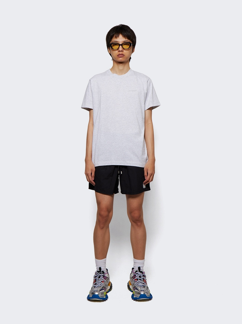 Off-White Diagonal Tab Slim Short Sleeve Tee Melange Grey Mela outlook