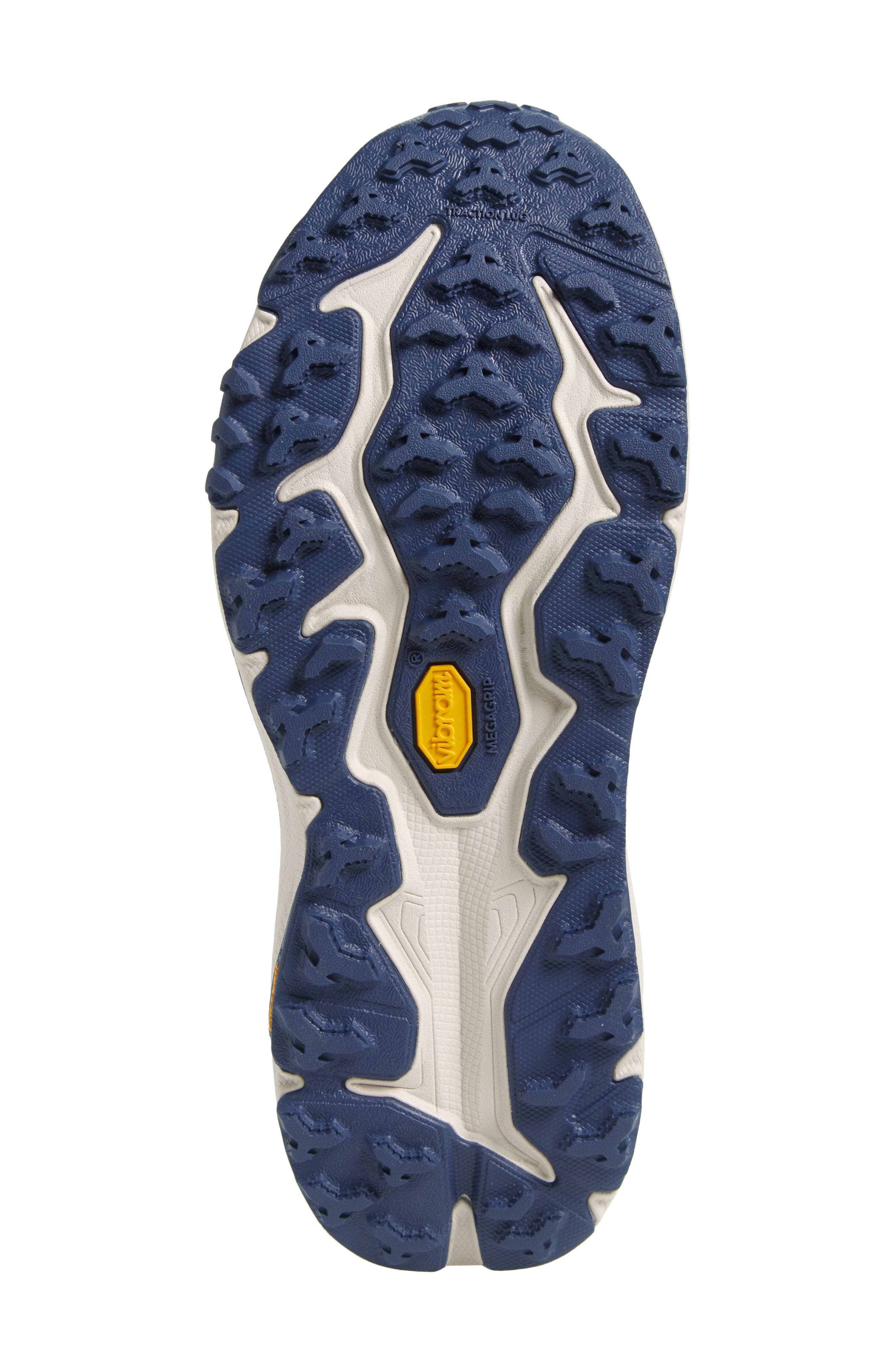HOKA Speedgoat 6 Trail Running Shoe in Putty /Blue Twilight at Nordstrom - 6