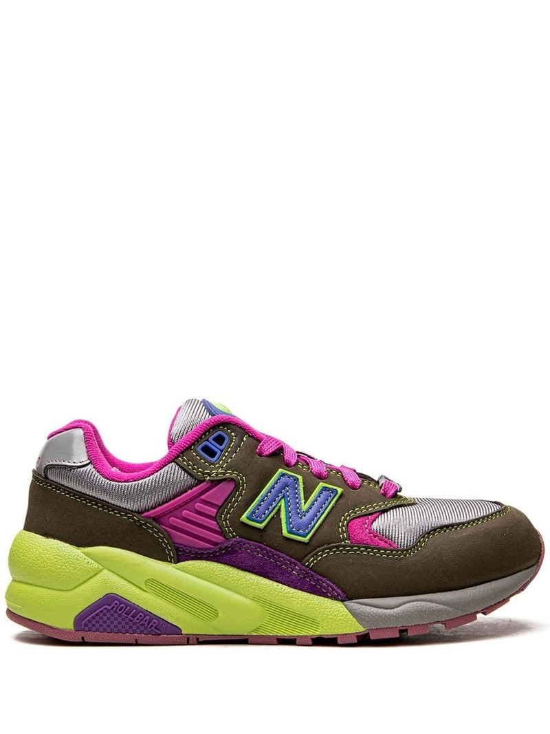x Stray Rats 580 low-top sneakers "Pink/Khaki" 1