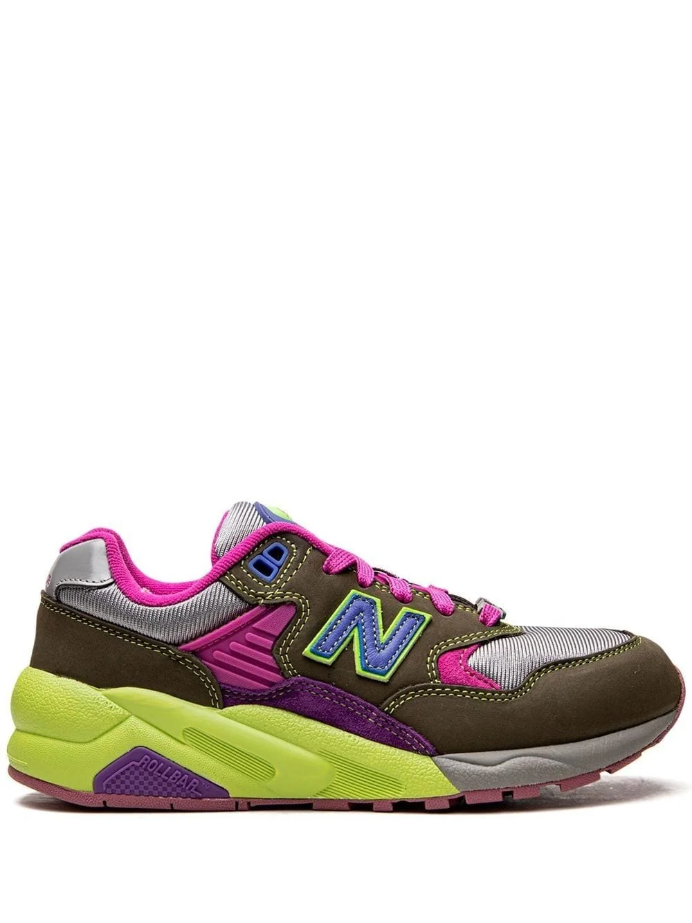 x Stray Rats MT580 "Dark Moss/Cosmic Grape" sneakers - 1