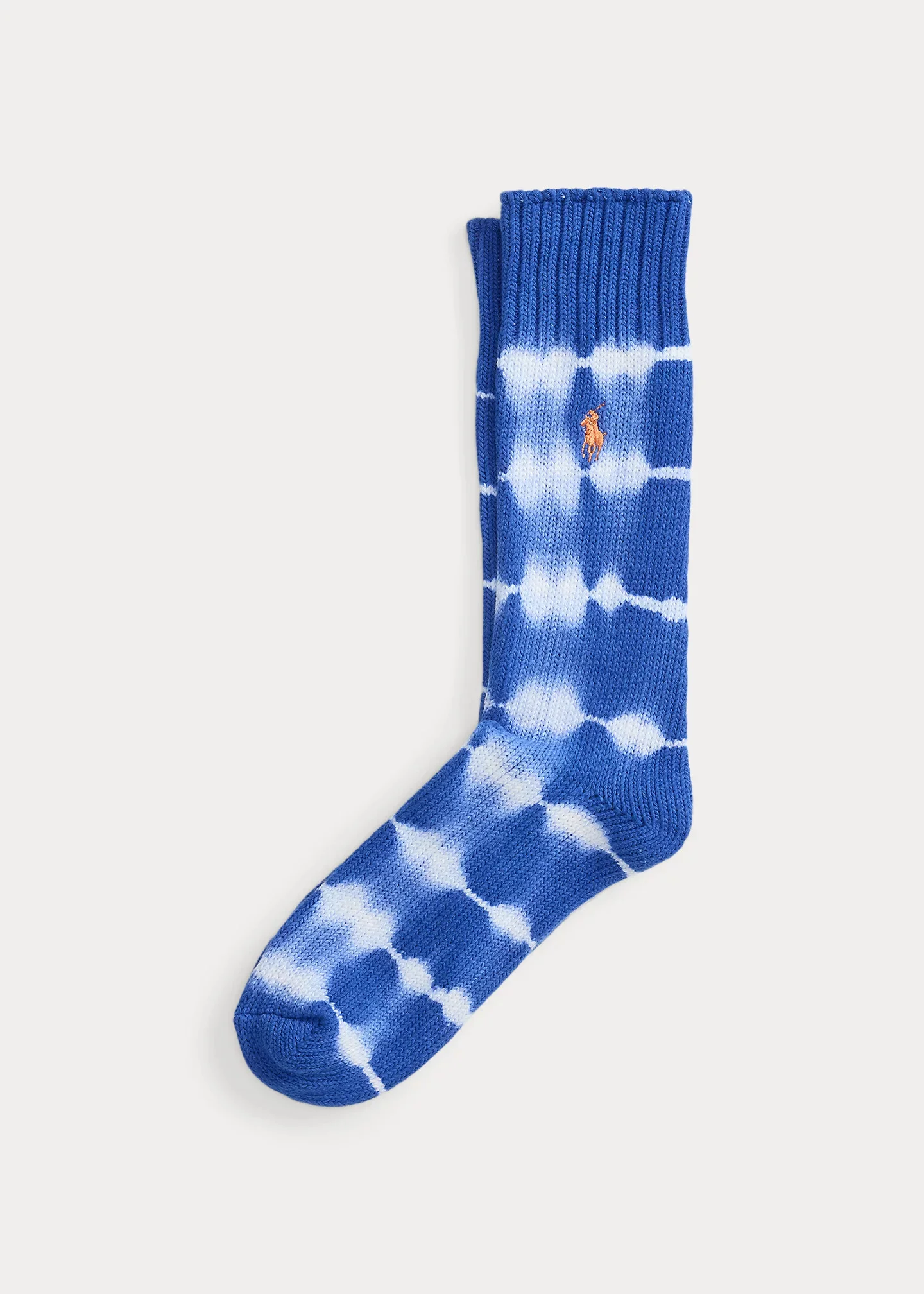 Tie-Dye Cotton-Blend Crew Socks - 1