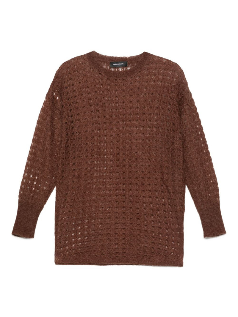 open-knit sweater 1