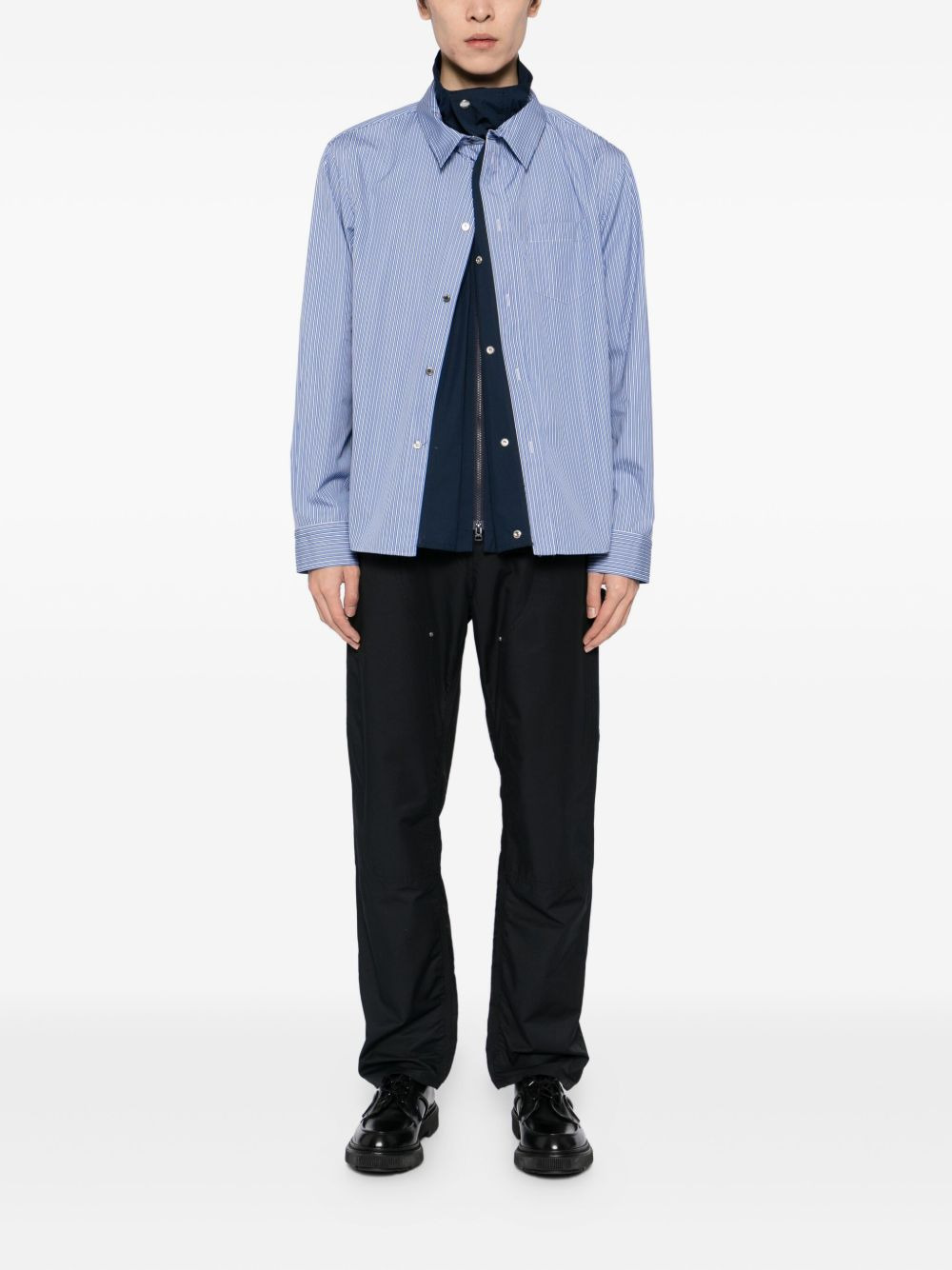 poplin shirt jacket - 2