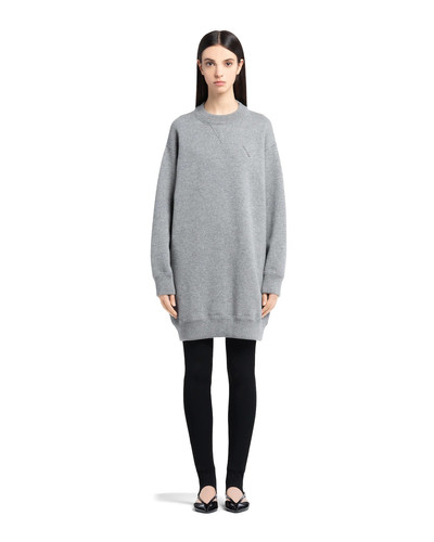 Prada Long-sleeved cashmere crew-neck dress outlook