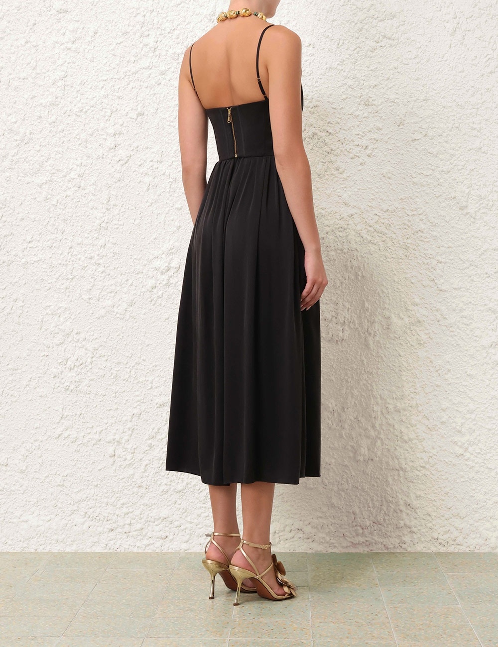 SILK CORSET DRESS - 4
