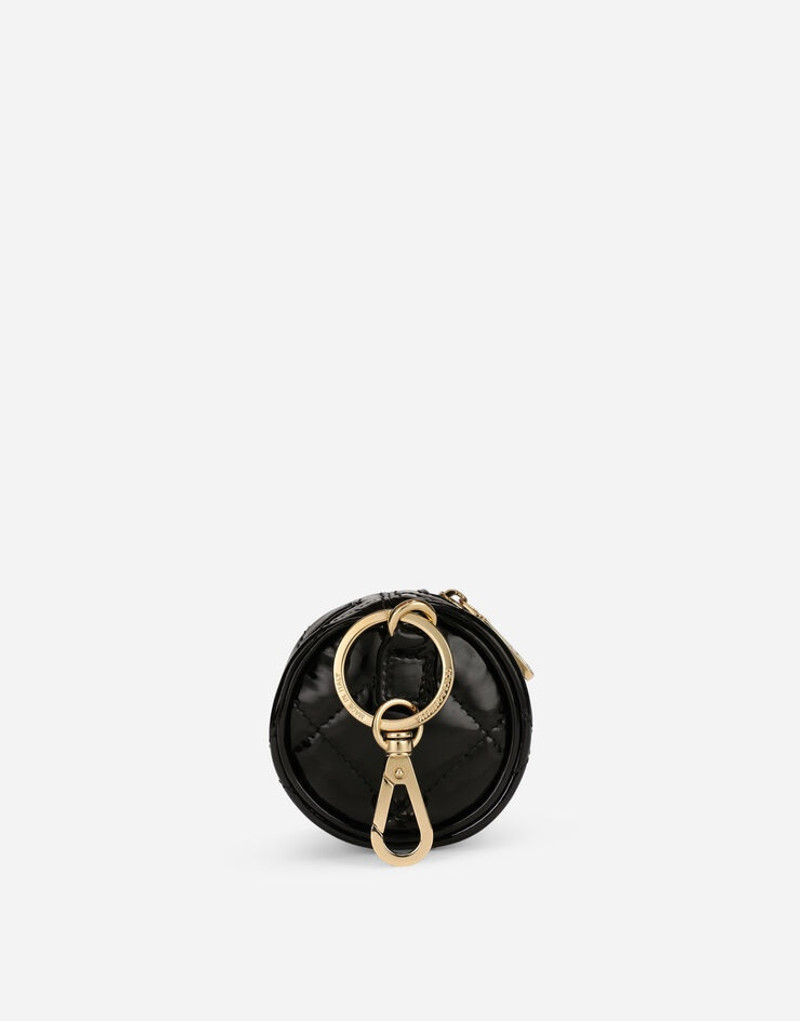 Patent leather coin pocket and rhinestone-detailed DG logo 4