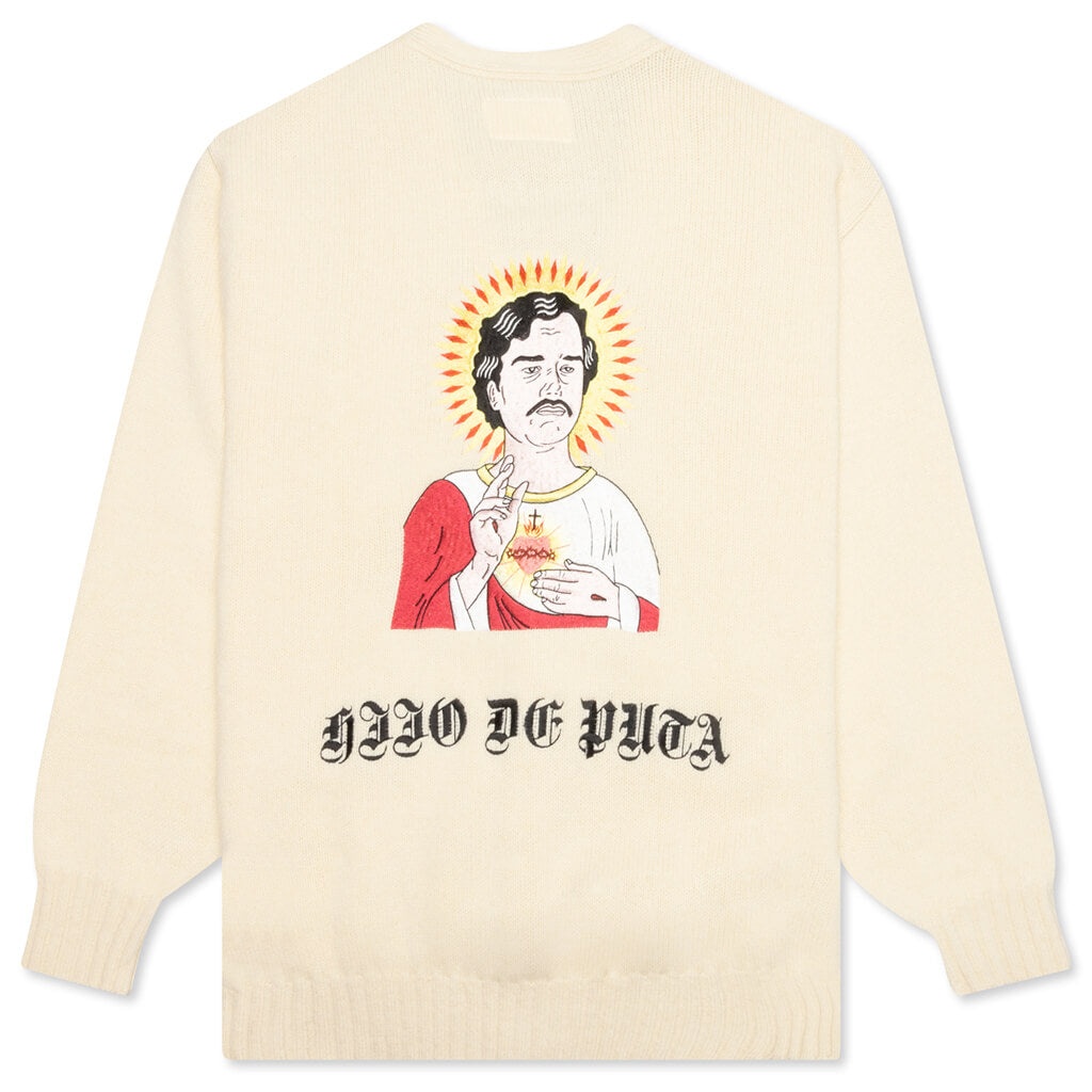 WACKO MARIA WACKO MARIA CLASSIC CARDIGAN TYPE-2 - CREAM | REVERSIBLE