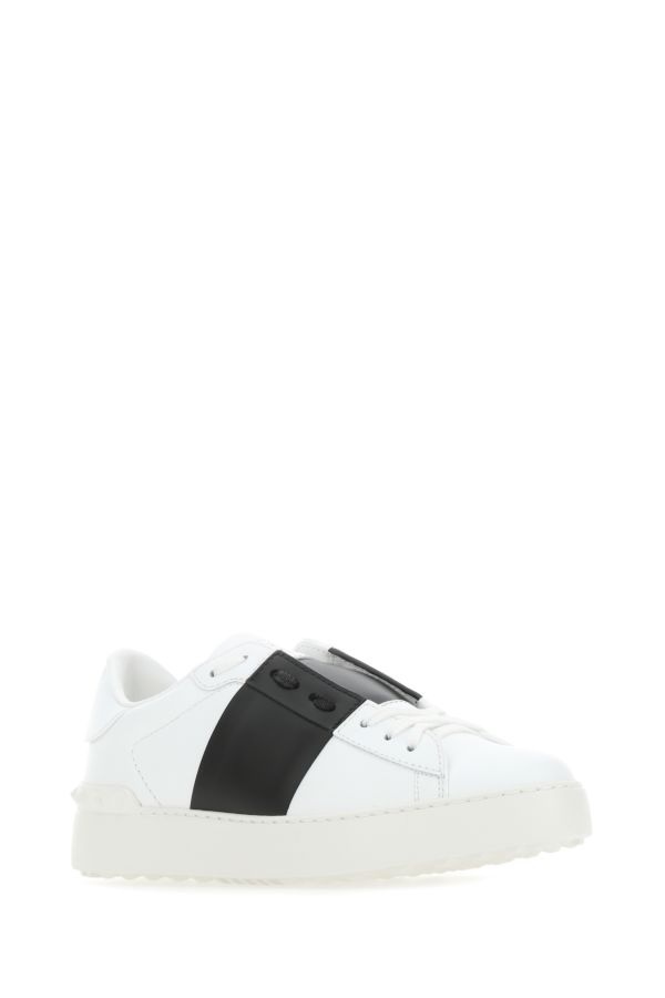 White leather Open sneakers - 2