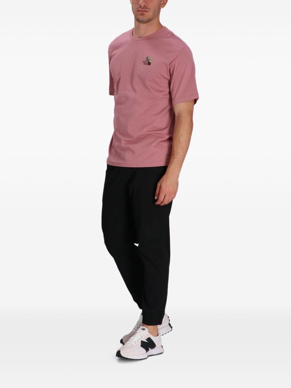 embroidered cotton T-shirt - 2