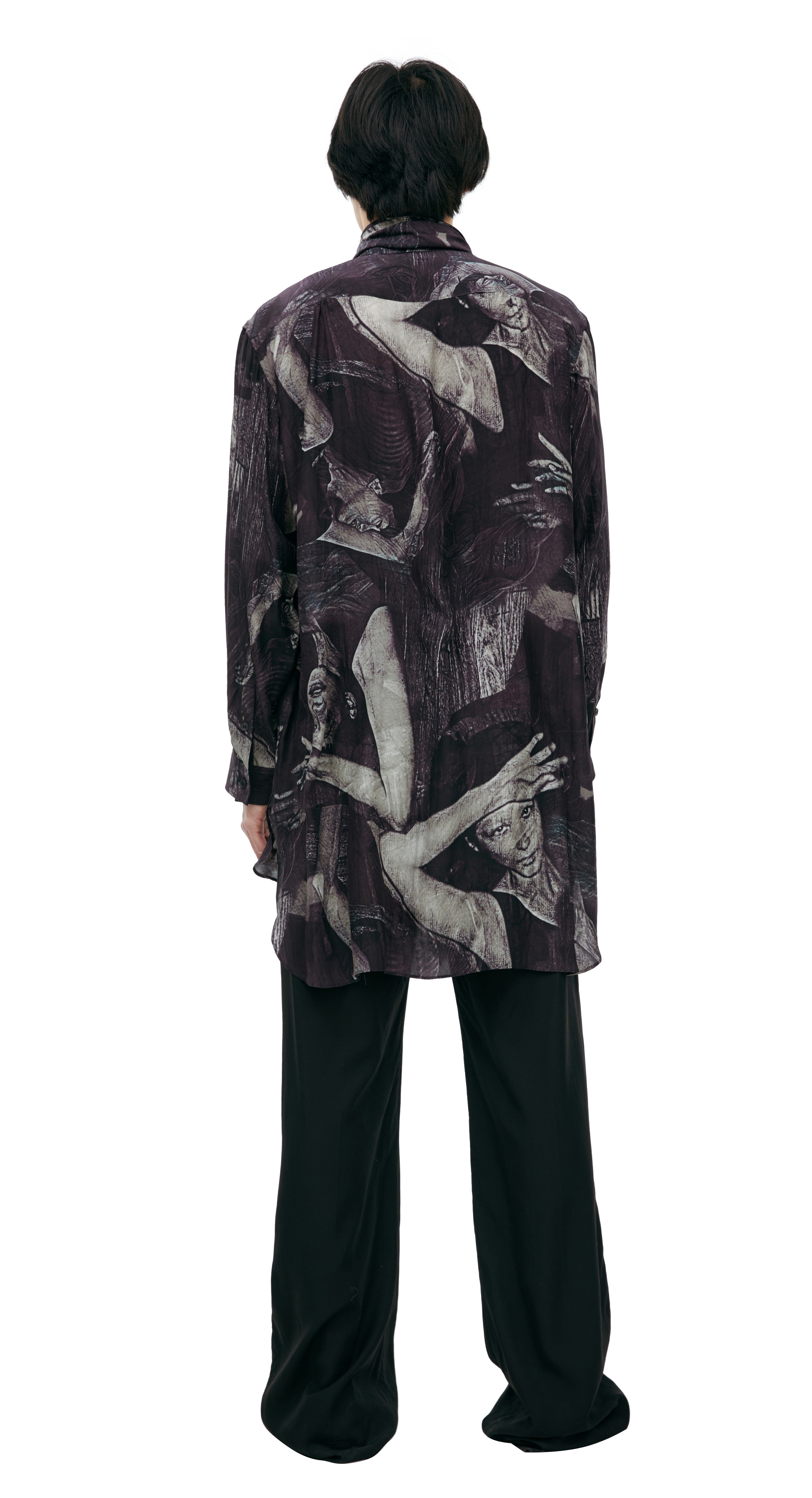 MONOPRINT SILK SHIRT - 3