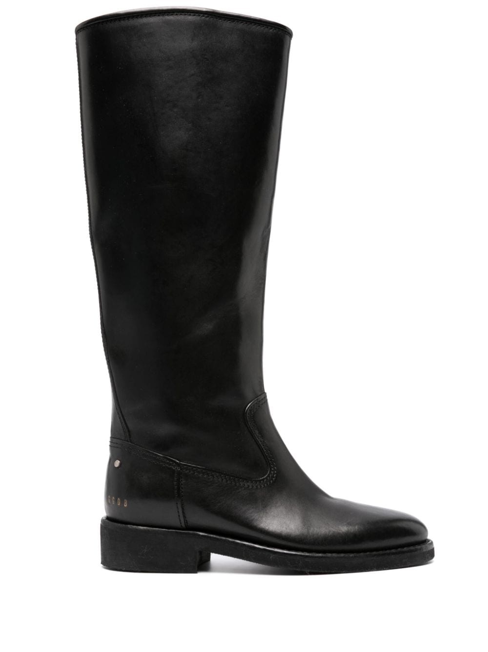 35mm leather riding boots - 1