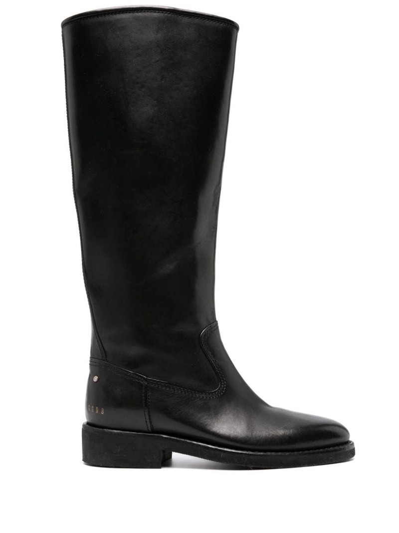 35mm leather riding boots 1