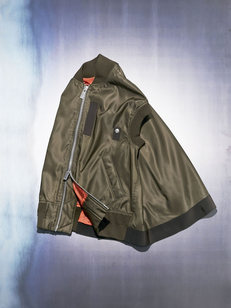 sacai Nylon Twill Vest outlook