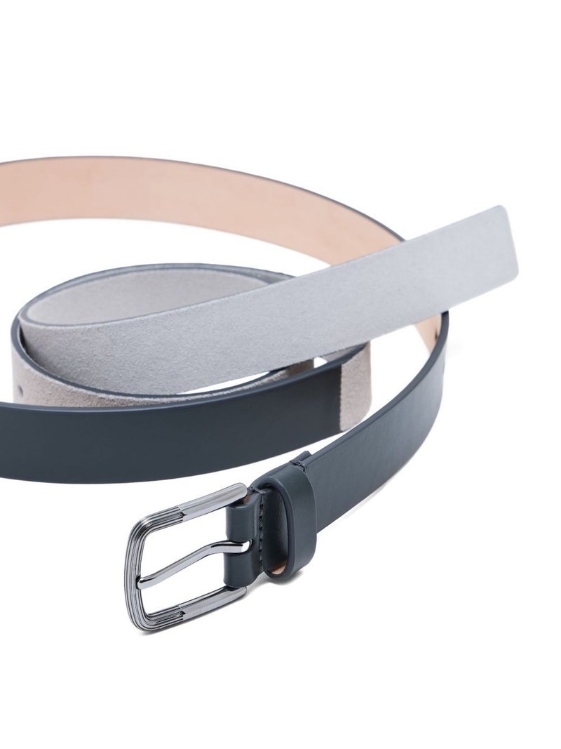 GIORGIO ARMANI buckled leather belt outlook