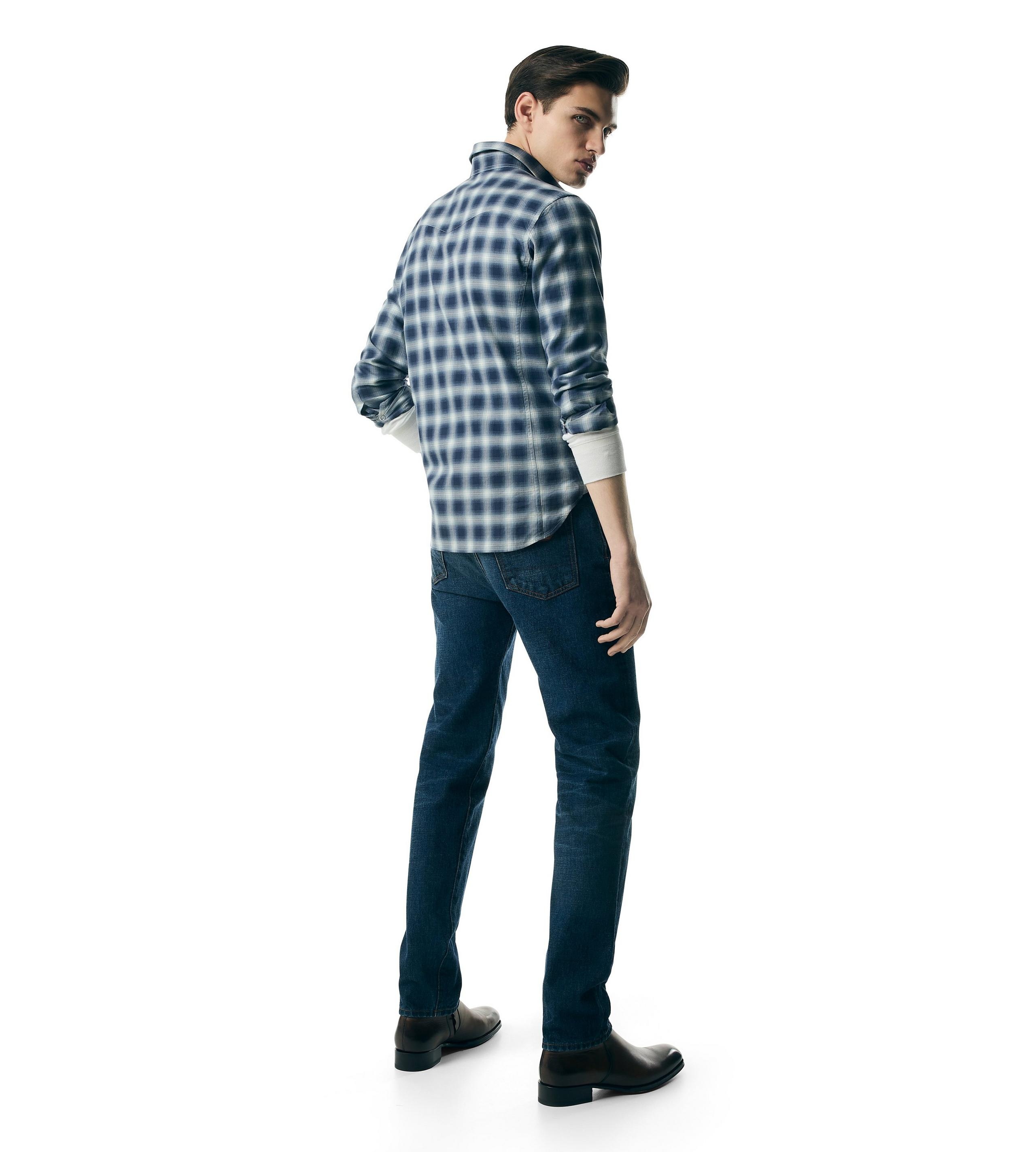 SHADOW CHECK WESTERN SHIRT - 3