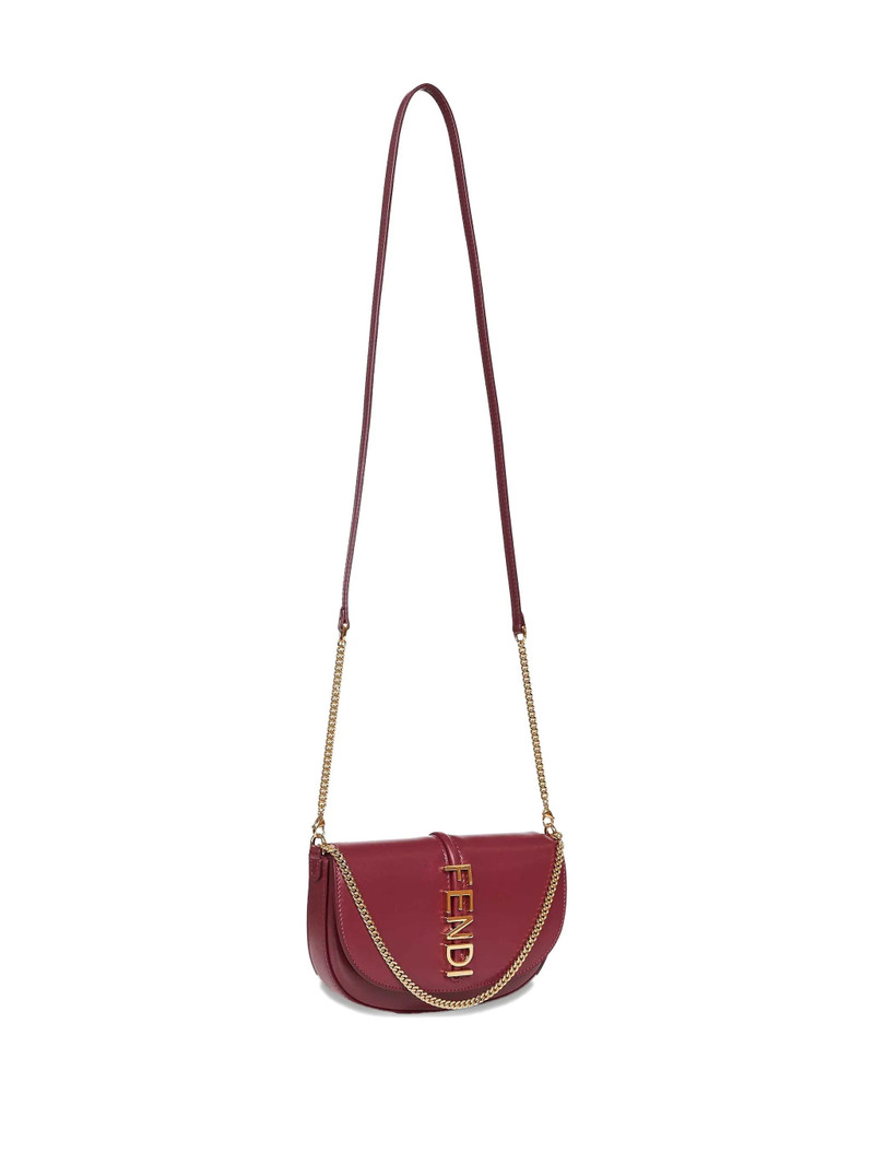Fendi Lettering Flap Tote Bag 3