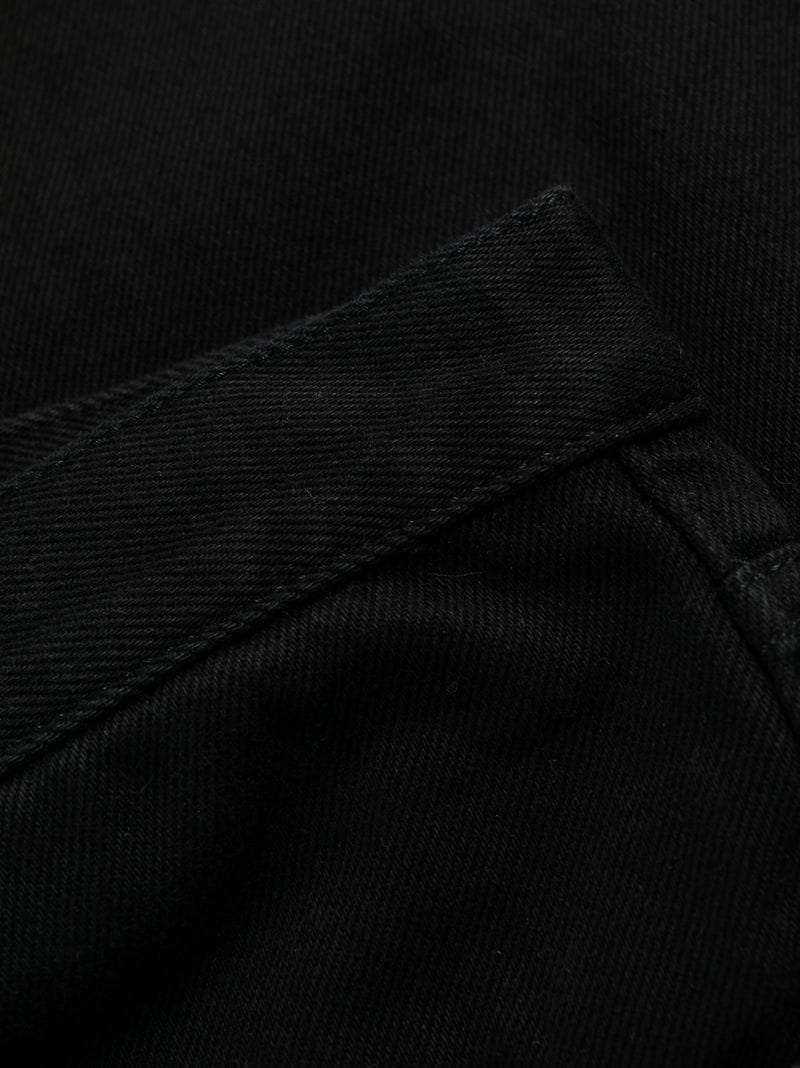 logo-patch straight-leg jeans - 8