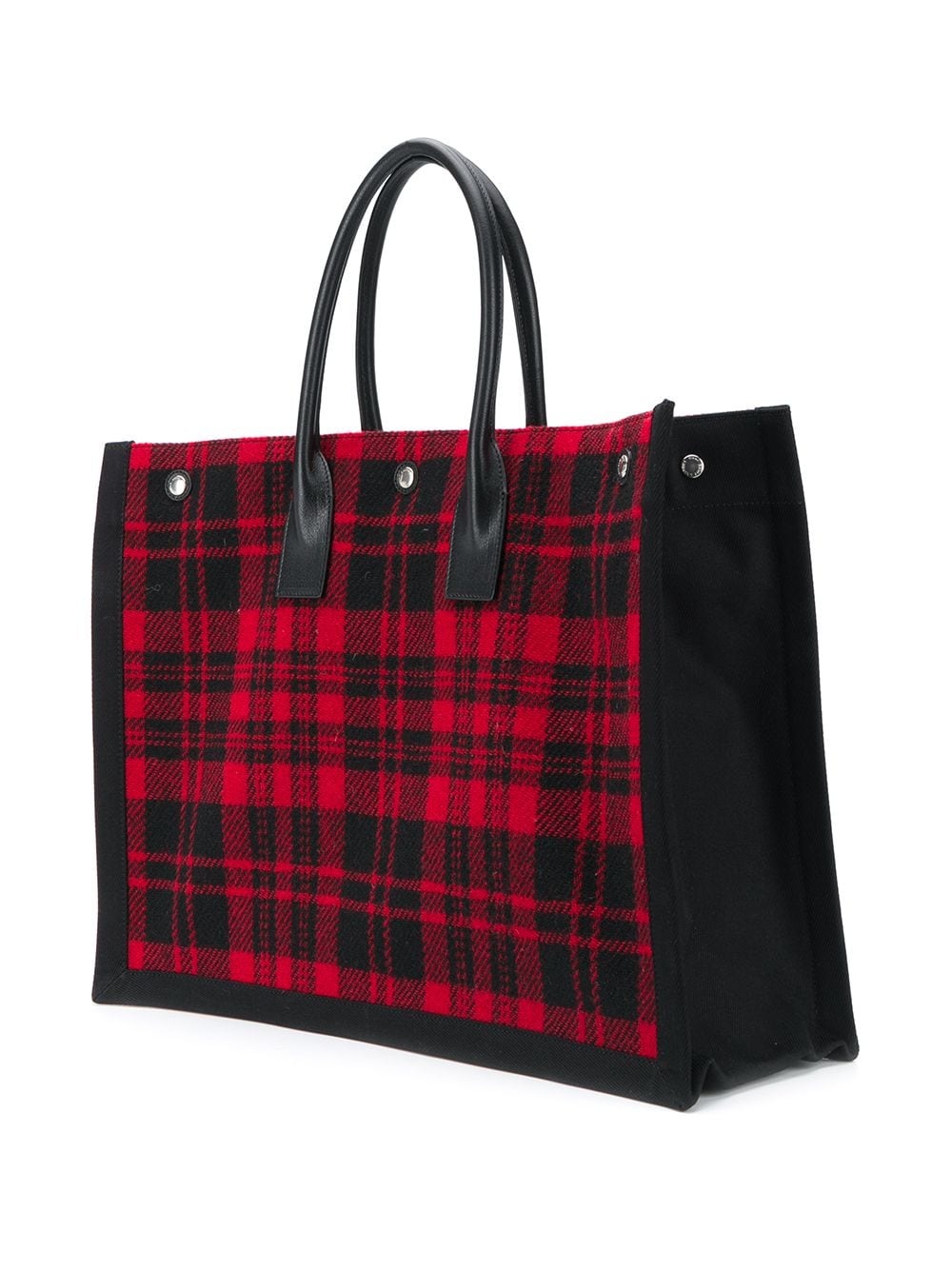 Rive Gauche check print tote bag - 3