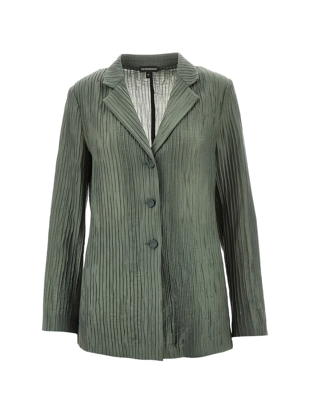 pleated blazer - 1