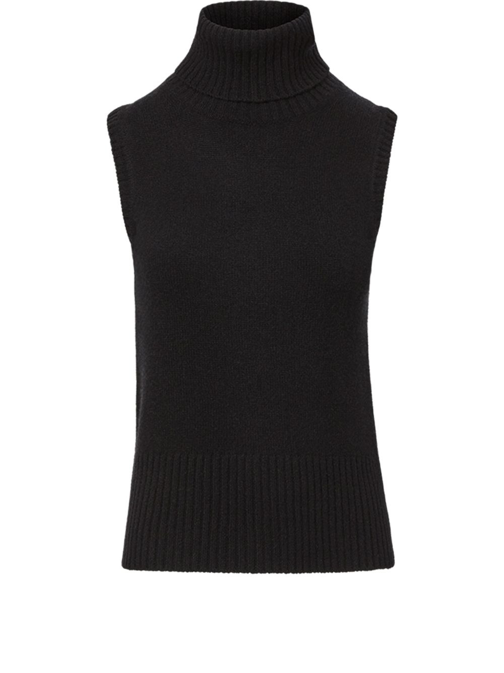 turtleneck sleeveless top - 2