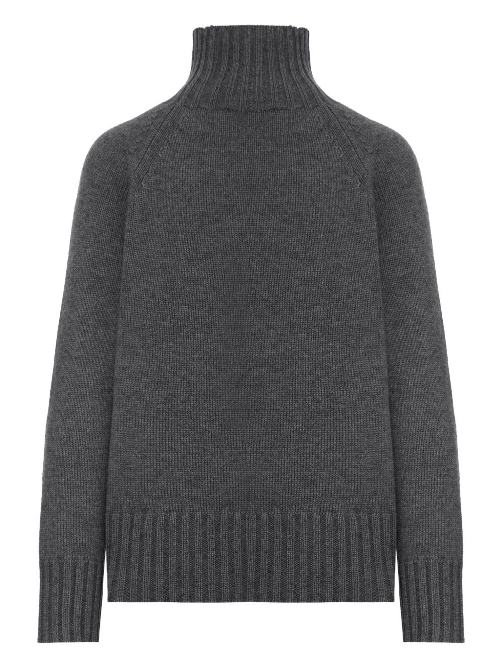 turtleneck raglan-sleeve sweater - 2