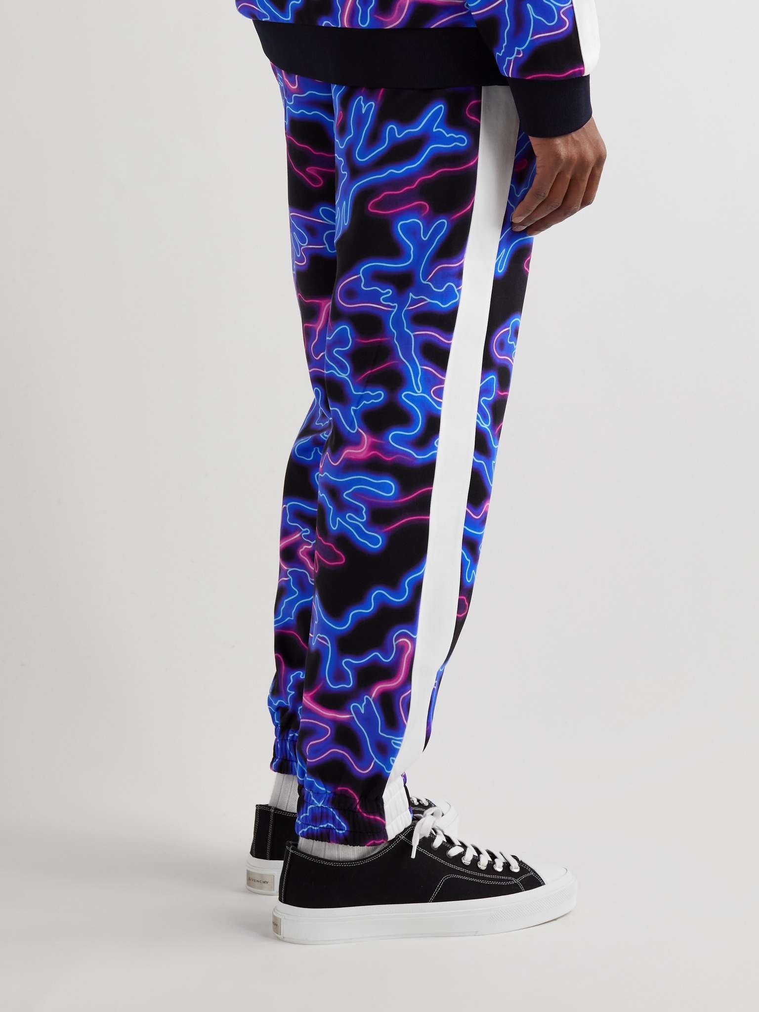 Tapered Printed Jersey Track Pants - 4