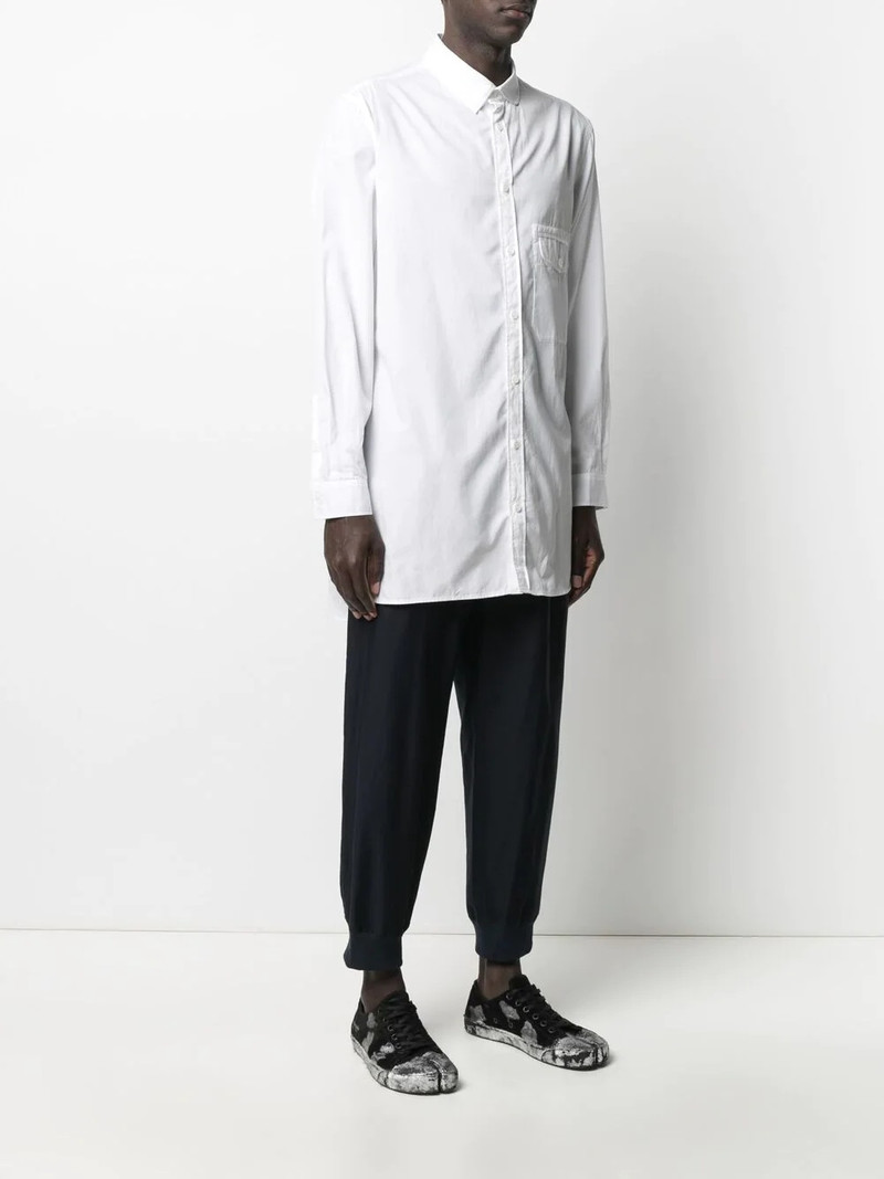 flap pocket long-length shirt 3